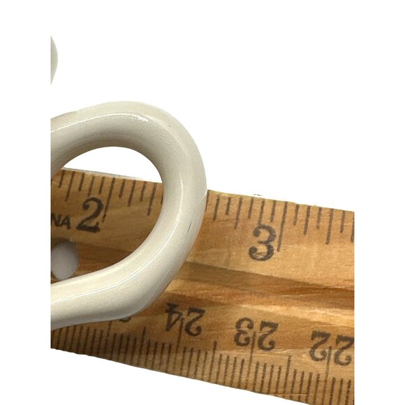 Tuxton Demitasse Cup Mini Mug #14 Espresso Style 2 Piece Coffee Off White 2" - Picture 4 of 6